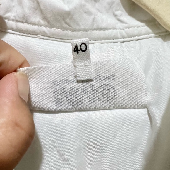 MM6 Maison Margiela White Padded Shirt Vest size 40 - Picture 6 of 7